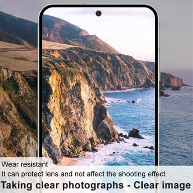 IMAK til Samsung Galaxy S24 FE kameralinsedeksel i herdet glass linsefilm