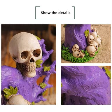 Halloween skummelt skrekkornament skummelt dekorasjonsfest - Skull Tree