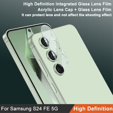 IMAK til Samsung Galaxy S24 FE kameralinsedeksel i herdet glass linsefilm