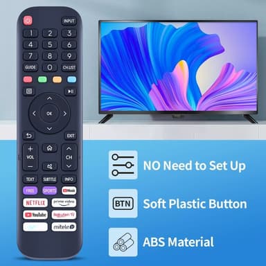 Fjernkontrollerstatning for EN2AK30H For Hisense Smart Tv