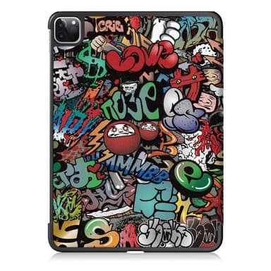 Apple iPad Pro 11 (2020) Trippeldeksel med smal passform - Graffiti
