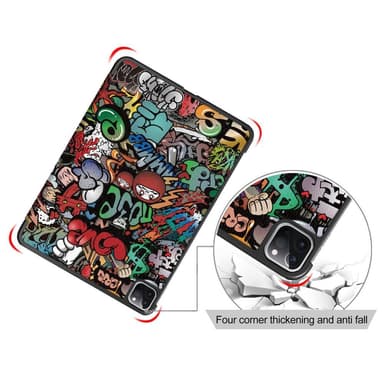 Apple iPad Pro 11 (2020) Trippeldeksel med smal passform - Graffiti