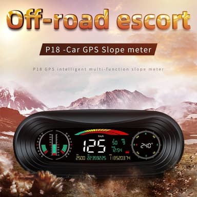 P18 GPS-hastighetsmåler HUD Off-road eskorte høydeguide