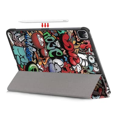 Apple iPad Pro 11 (2020) Trippeldeksel med smal passform - Graffiti