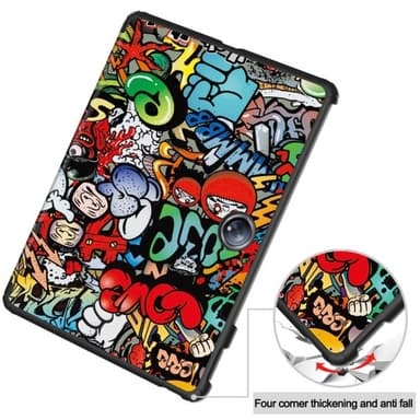 Slim Fit Dekselveske til OnePlus Pad 2 Auto Wake/Sleep - Graffiti