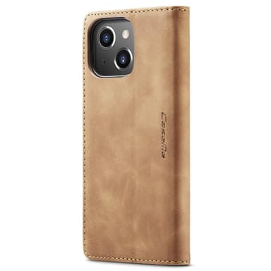 CASEME Lommebok-deksel iPhone 15 - Brun