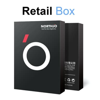 NORTHJO 2-Pack kameralinsedeksel til iPhone 16 Pro/16 Pro Max, herdet glass