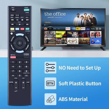 Fjernkontrollerstatning for RM-YD073 For Sony TV