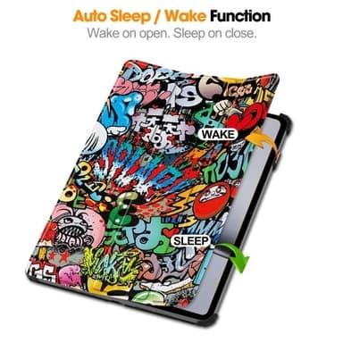 Slim Fit Dekselveske til OnePlus Pad 2 Auto Wake/Sleep - Graffiti