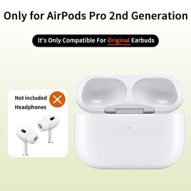 D03 for AirPods Pro 2 erstatningsladeveske Innebygd 680mAh batteri