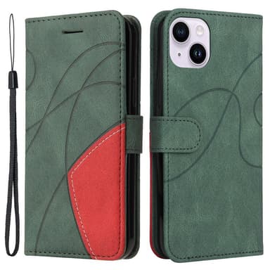 KT Lommebok-deksel til iPhone 15 Plus - Grønn