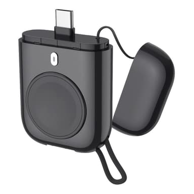 Qi trådløs strømbank til Apple Watch-serien 7/6/5/4/3/2/1 2580mAh