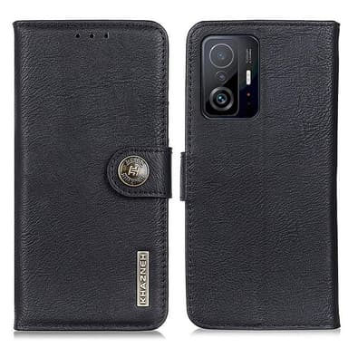 Xiaomi 11T/11T Pro KHAZNEH Lommebok-deksel - Svart