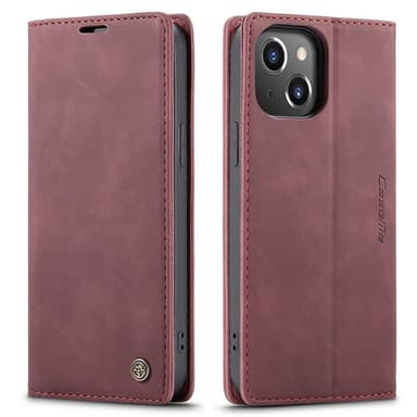 CASEME Lommebok-deksel iPhone 13 Pro - Rød