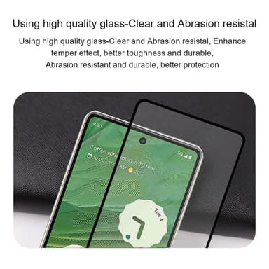 AMORUS for Pixel 9/9 Pro Skjermbeskytter i Herdet Glass 2-Pakke