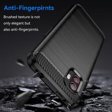 Samsung Galaxy Xcover 6 Pro Karbonfiber Deksel - Svart