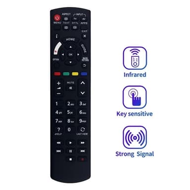 Fjernkontrollerstatning for N2QAYB001109 For Panasonic TV