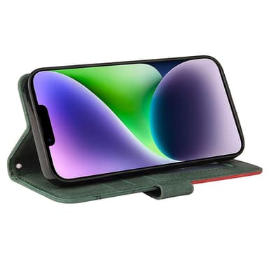 KT Lommebok-deksel til iPhone 15 Plus - Grønn
