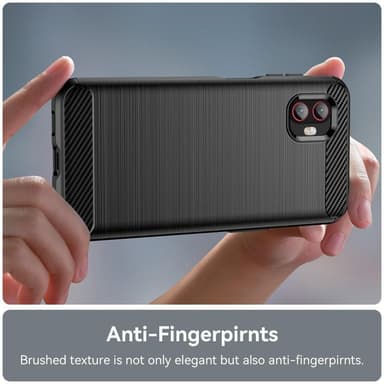 Samsung Galaxy Xcover 6 Pro Karbonfiber Deksel - Svart