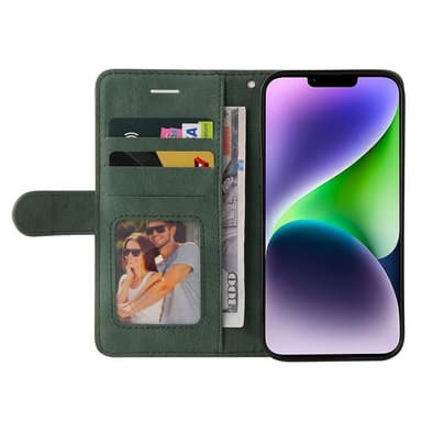 KT Lommebok-deksel til iPhone 15 Plus - Grønn