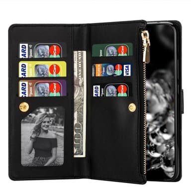 For Samsung Galaxy S25+ Etui Stjernehimmel Gravert Lommebokdeksel