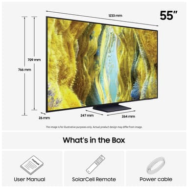 Samsung 55” QN77F 4K MiniLED Smart-TV (2025)