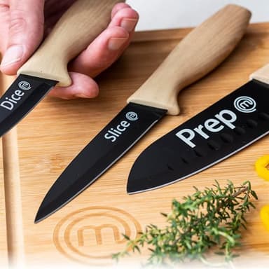 Masterchef Natural Knivsett med 3 kniver - Kjent fra MasterChef Norge