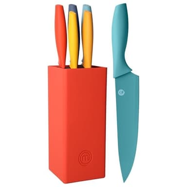 Masterchef Vivid Knivsett med 5 kniver - Fargerik - Kjent fra MasterChef Norge