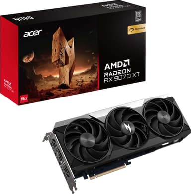 Acer Nitro Radeon™ RX 9070 XT OC 16GB grafikkort