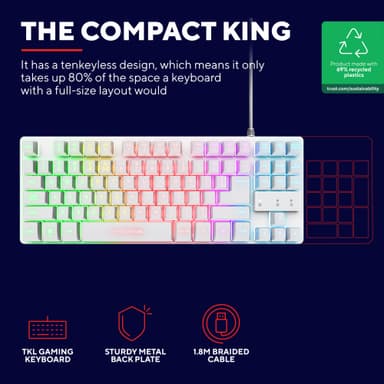 Trust GXT833W Thado gamingtastatur