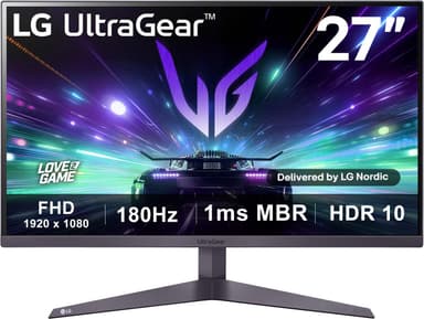 LG UltraGear 27GS50F 27" gamingskjerm