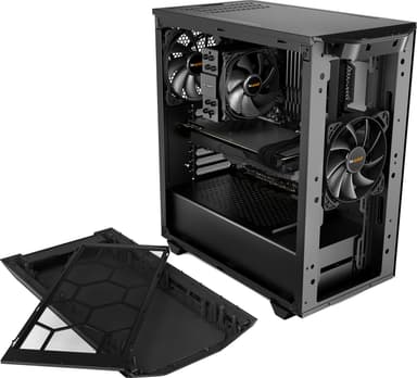 be quiet! Pure Base 500 PC-kabinett (sort)