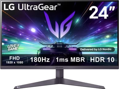LG UltraGear 24GS50F 23,8" gamingskjerm
