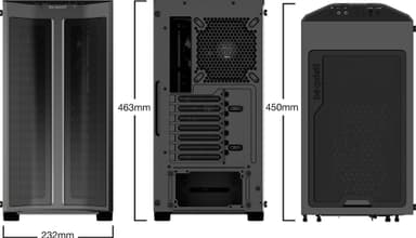 be quiet! PURE BASE 500 FX Black Midi Tower Sort