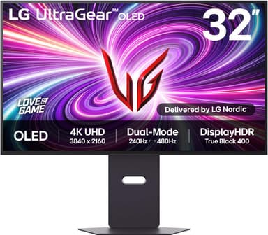 LG UltraGear 32GS95UV 32" gamingskjerm