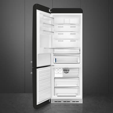 Smeg 50's Style Kombiskap FAB38LBL6 (Svart)