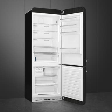 Smeg 50's Style Kombiskap FAB38RBL6 (Svart)