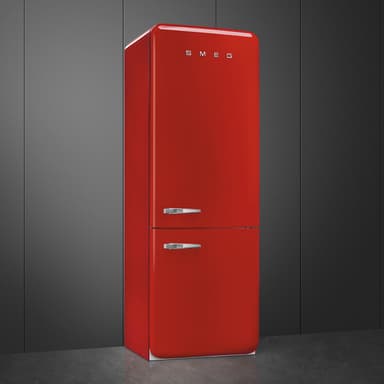 Smeg 50's Style Kombiskap FAB38RRD6 (Rød)