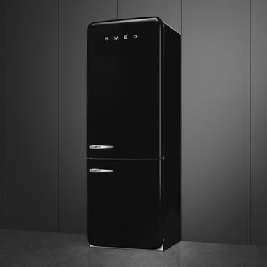 Smeg 50's Style Kombiskap FAB38RBL6 (Svart)