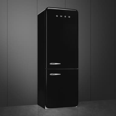 Smeg 50's Style Kombiskap FAB38RBL6 (Svart)