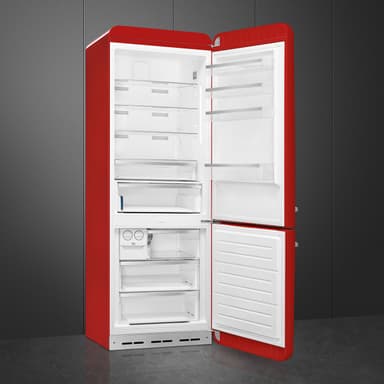 Smeg 50's Style Kombiskap FAB38RRD6 (Rød)