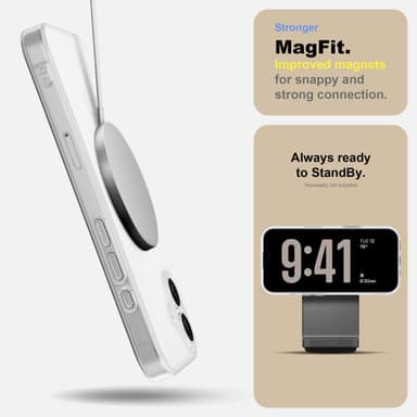 iPhone 16 Plus Deksel Case Cover kompatibel MagSafe