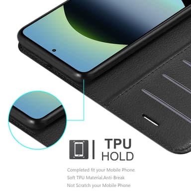Xiaomi RedMi Note 14 5G Deksel Etui Case (Svart)
