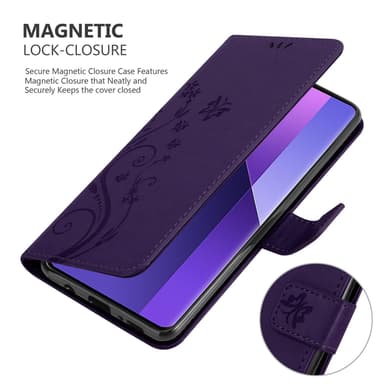 Xiaomi RedMi Note 13 Pro Plus lommebokdeksel Blomster