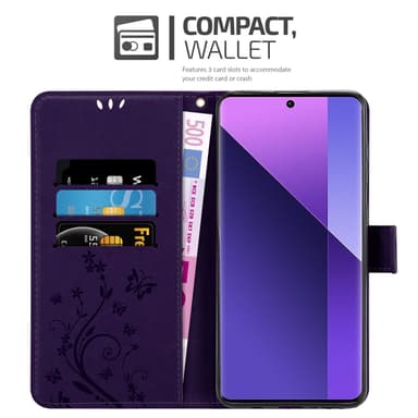 Xiaomi RedMi Note 13 Pro Plus lommebokdeksel Blomster
