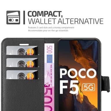 Xiaomi Poco F5 Deksel Etui Case (Svart)