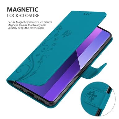 Xiaomi RedMi Note 13 Pro Plus lommebokdeksel Blomster
