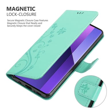 Xiaomi RedMi Note 13 Pro Plus lommebokdeksel Blomster
