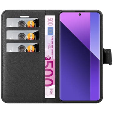 Xiaomi RedMi Note 13 Pro Plus Deksel Etui Case (Svart)