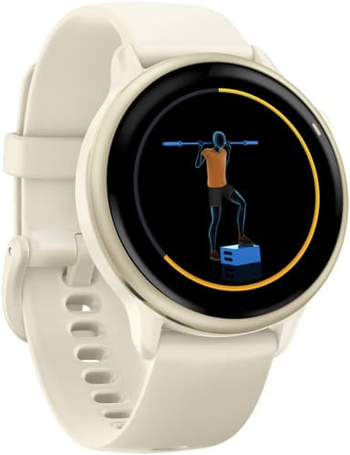Garmin Vivoactive 6 smartklokke 42mm (Bone/Lunar Gold)